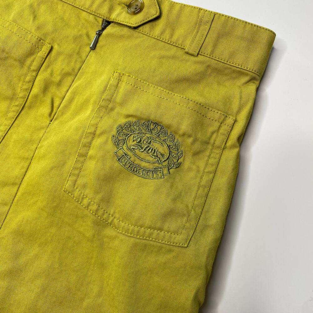 Burberrys Skirt A-Line Pockets Cotton‎ Yellow Boutique Kids Girl’s Size 5/7 - Picture 2 of 4